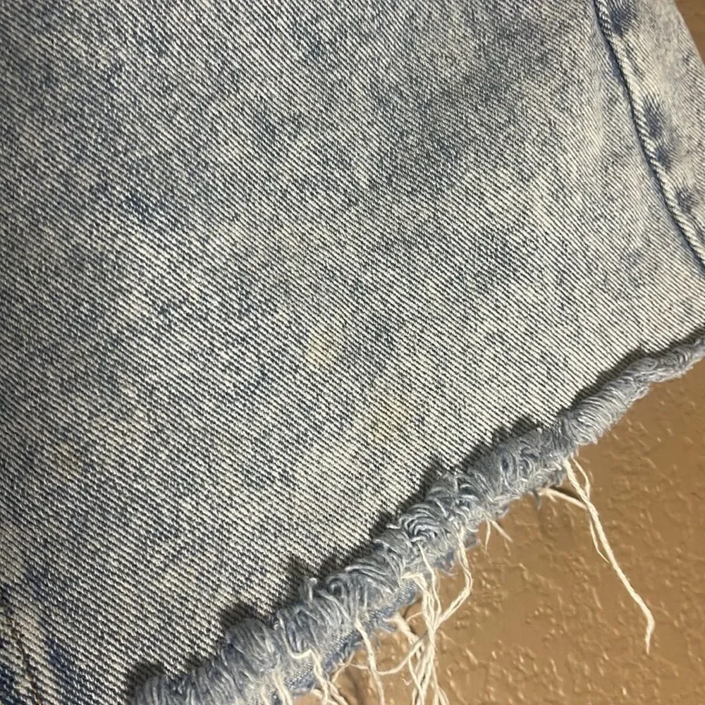 PacSun acid washed denim skirt size 26/2